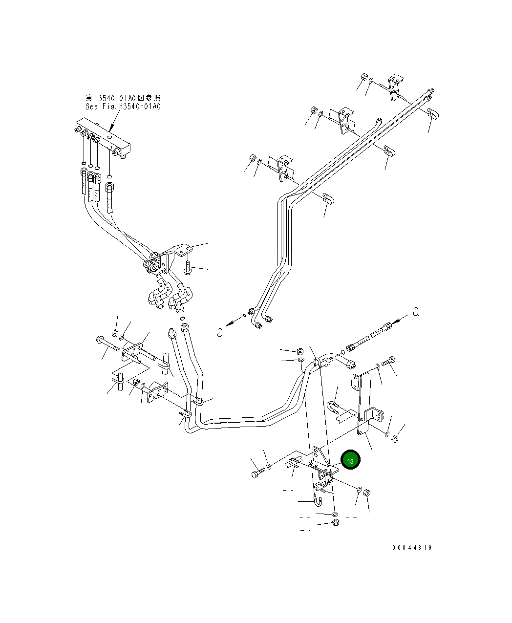 Кронштейн 569-43-88780 Komatsu