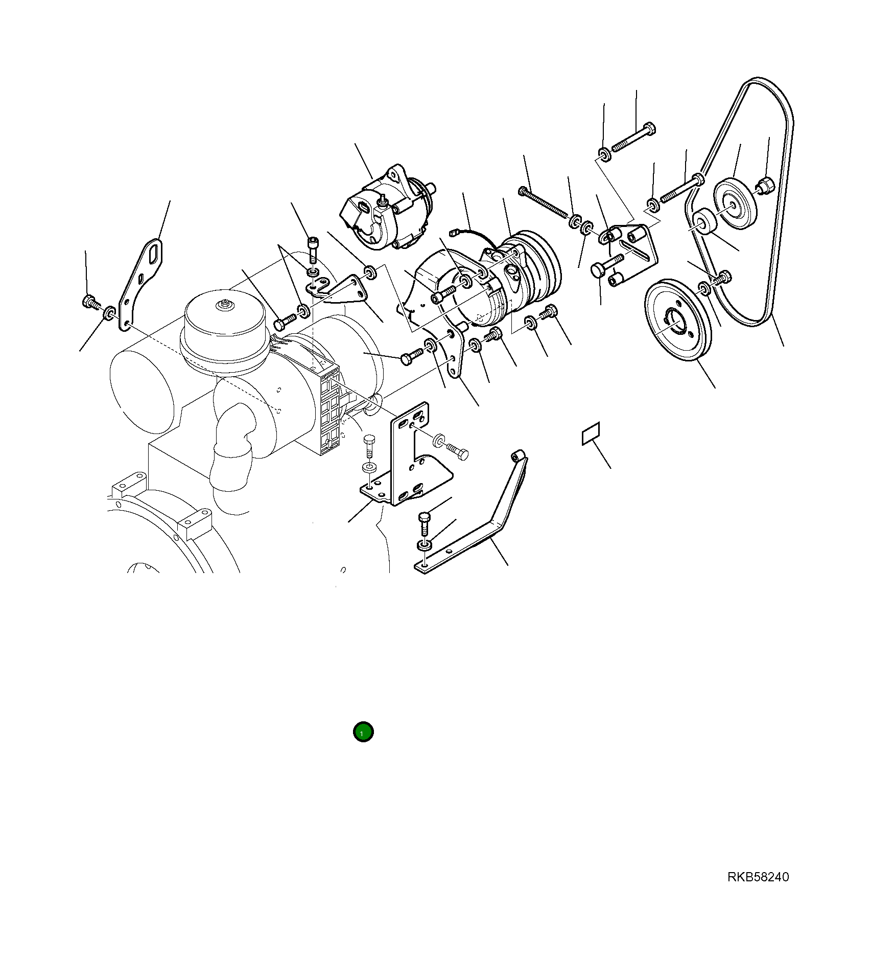 Опора 37A-942-1920 Komatsu