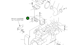 Кронштейн 419-01-22222 Komatsu