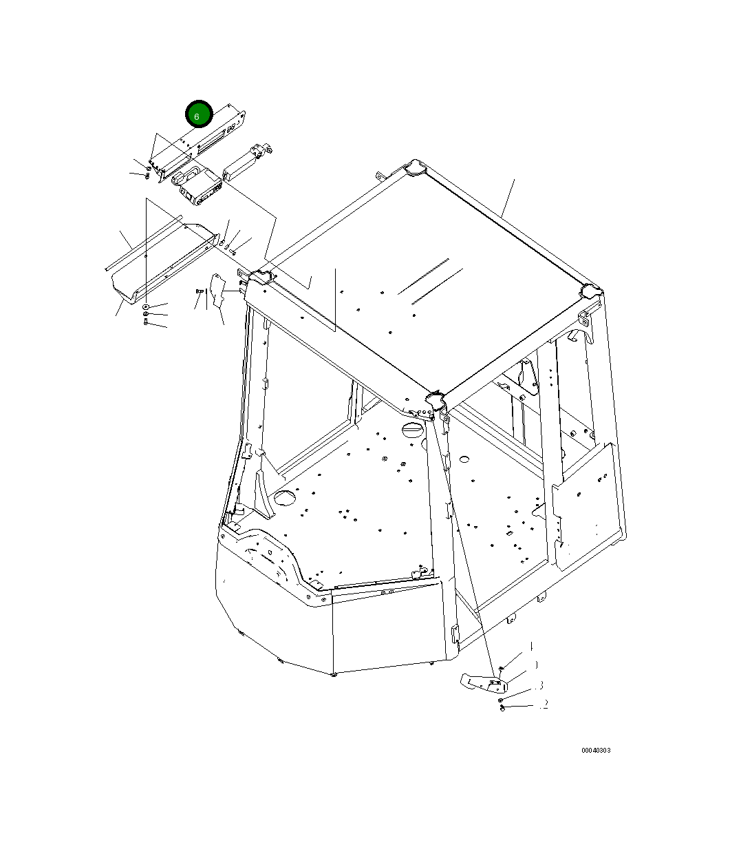 Кронштейн 423-926-4823 Komatsu