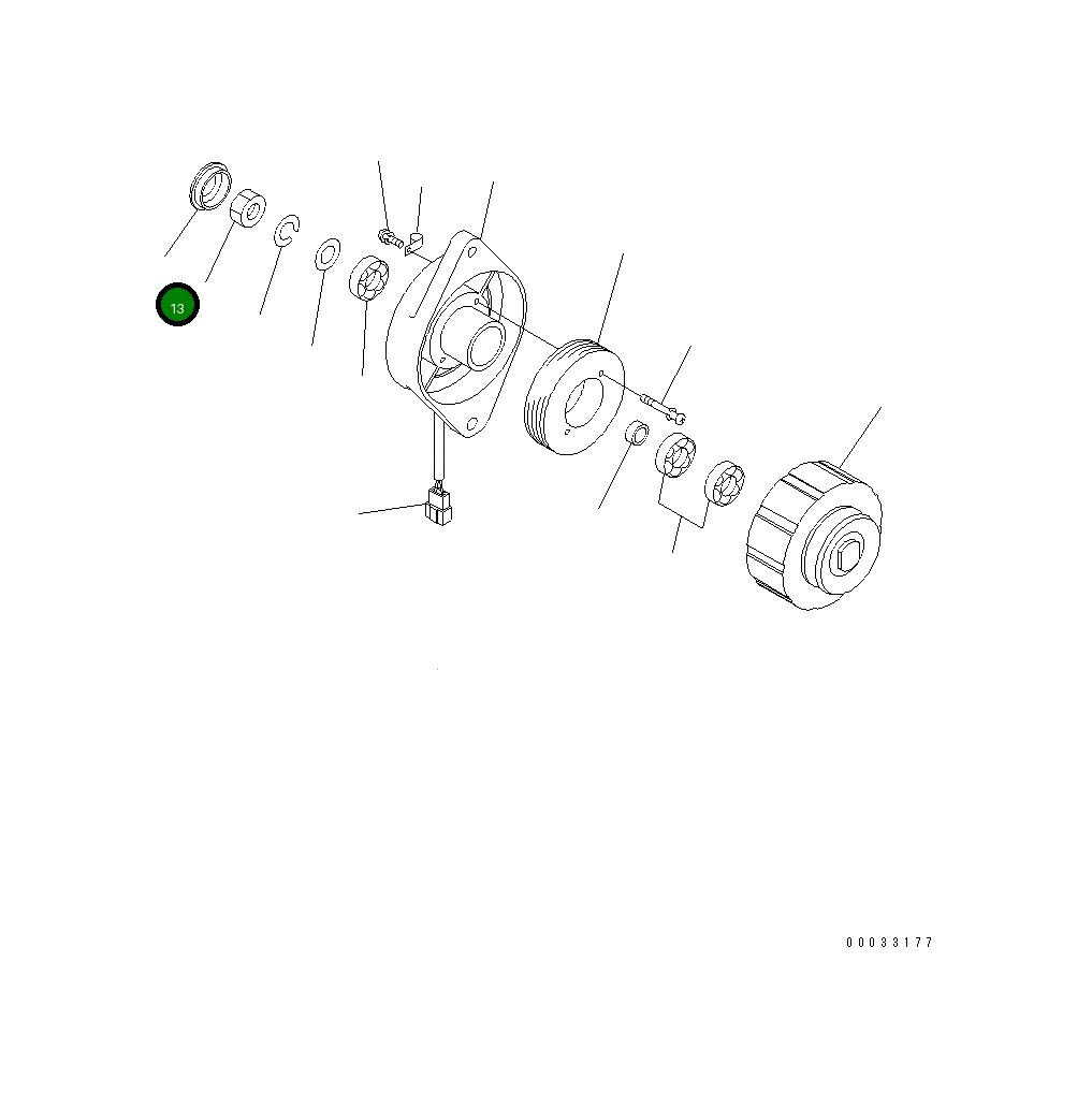 Колпак YMXM771870000 Komatsu