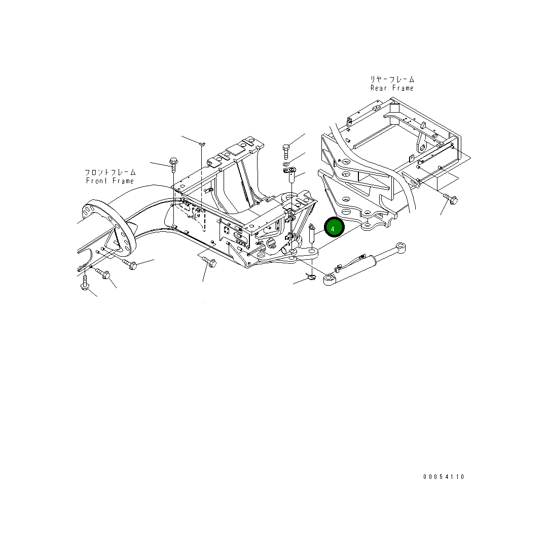 Палец 23C-46-52371 Komatsu