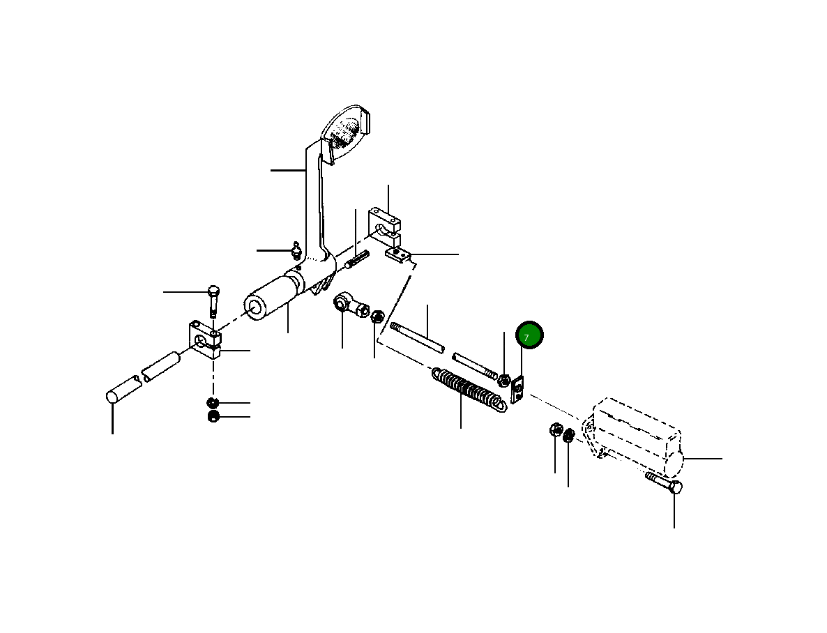 Кронштейн 67 978 A Komatsu