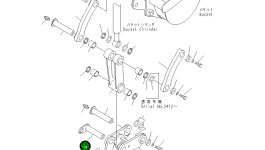 Палец 22N-70-13160 Komatsu