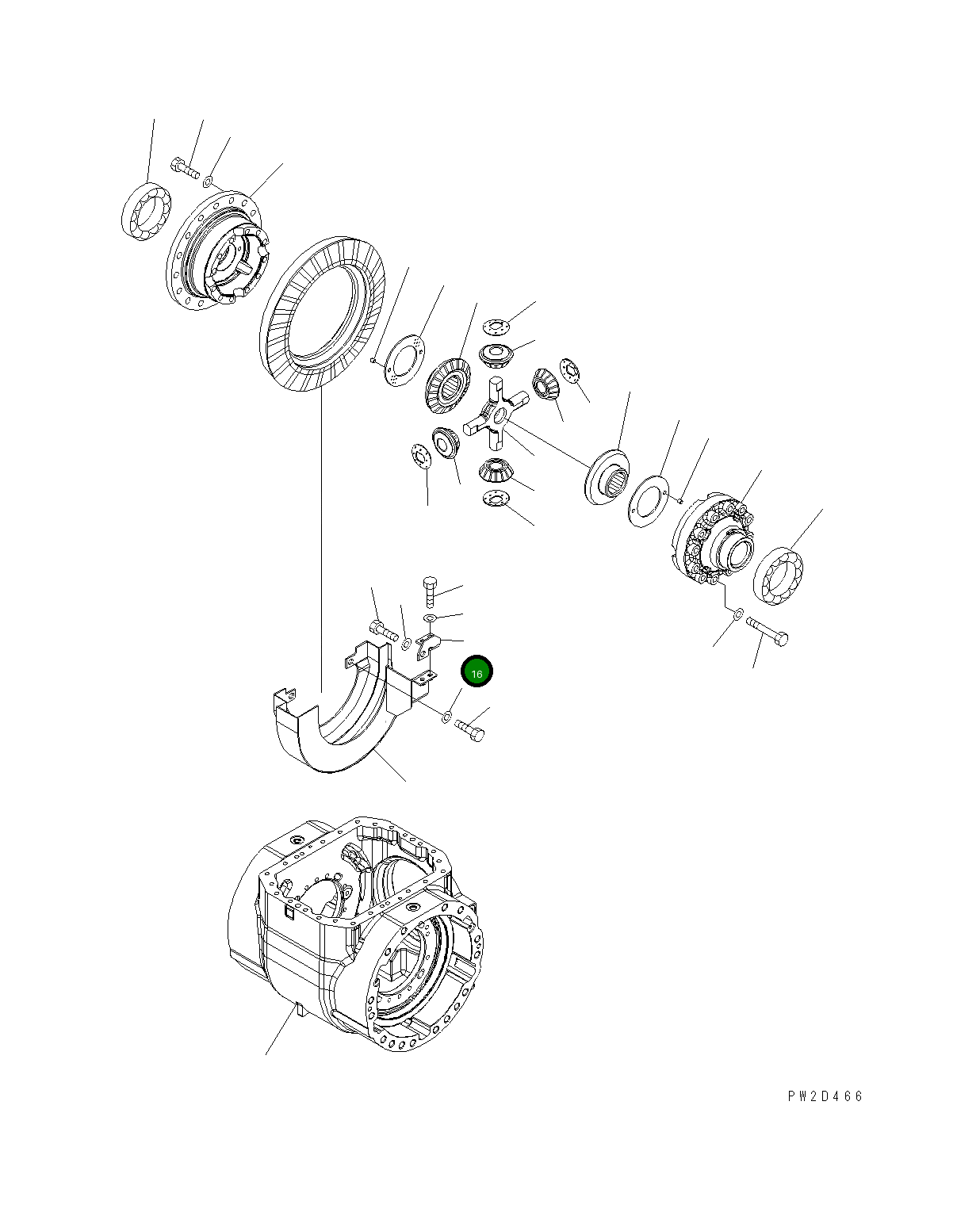 Кронштейн 421-23-31960 Komatsu