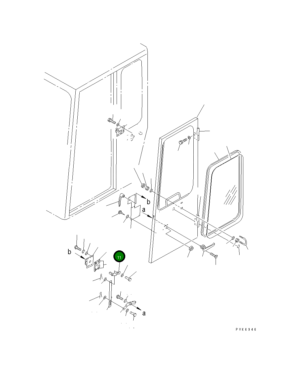 Кронштейн 21U-54-17370 Komatsu