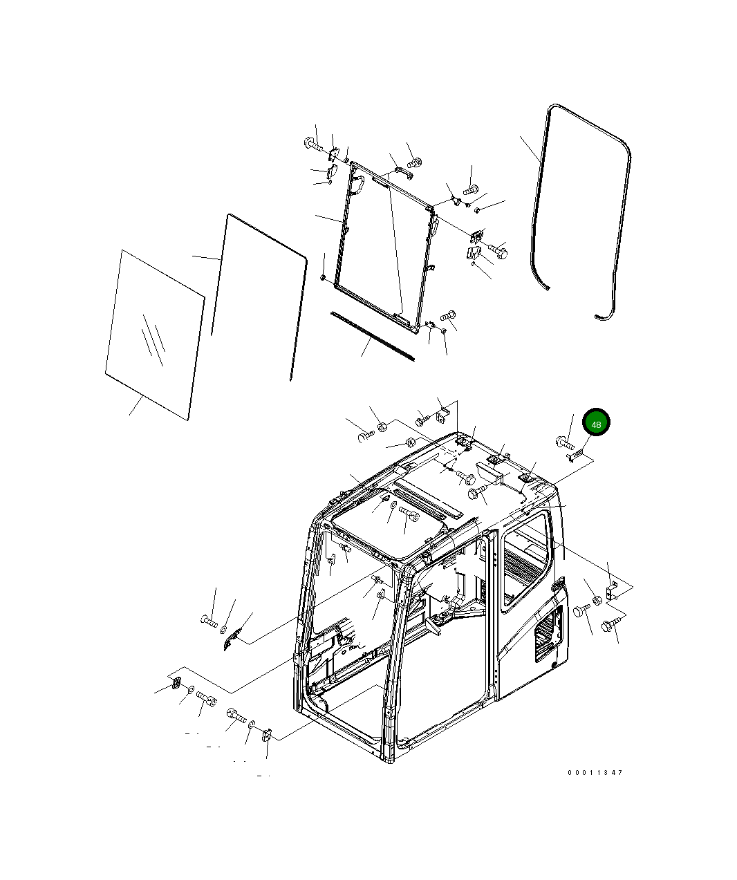 Кронштейн 208-53-11470 Komatsu