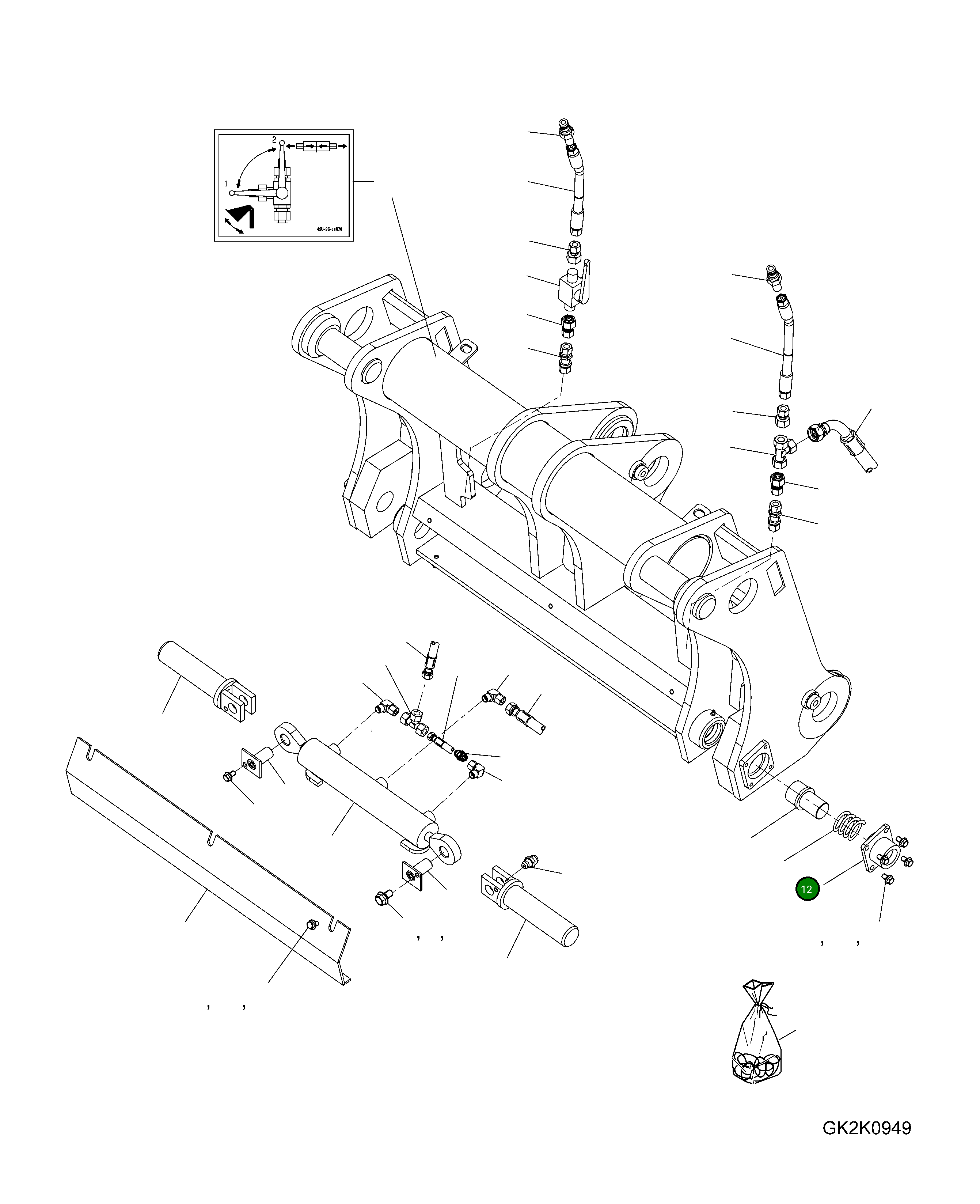 Корпус 419-72-H0P06 Komatsu