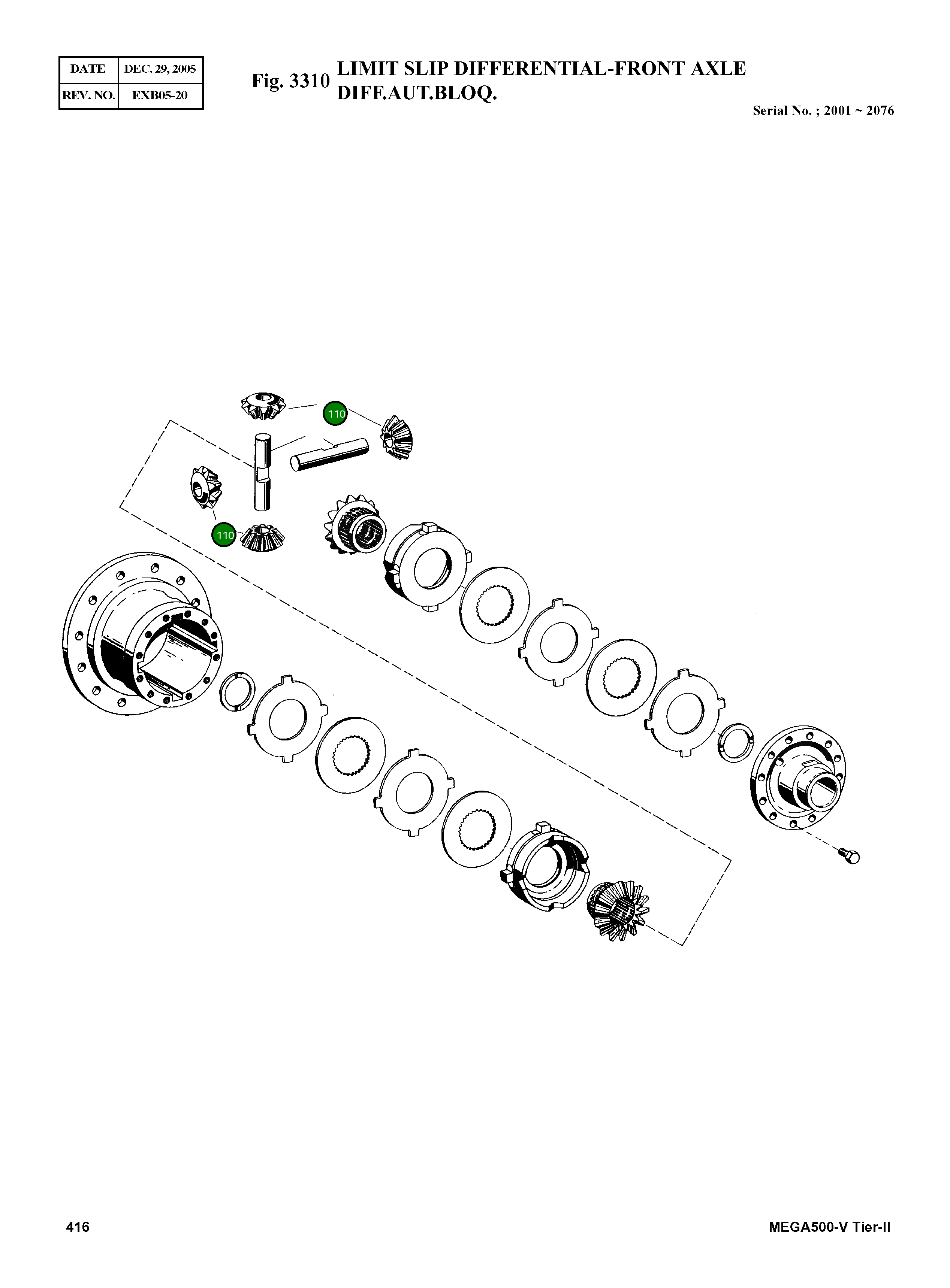 Коническая шестерня дифференциала 4461 391 018 Komatsu