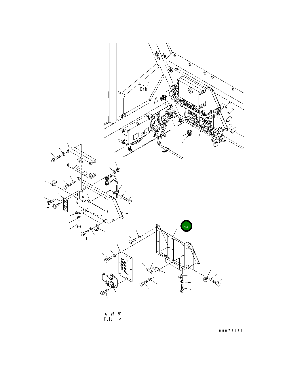 Кронштейн 561-97-82180 Komatsu