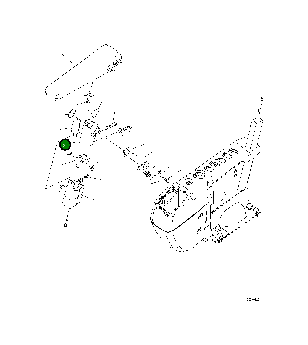 Кронштейн 20Y-43-18321 Komatsu
