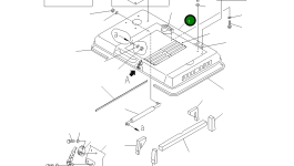 Капот 20G-54-K2721 Komatsu
