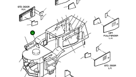 Лист 423-54-A1950 Komatsu