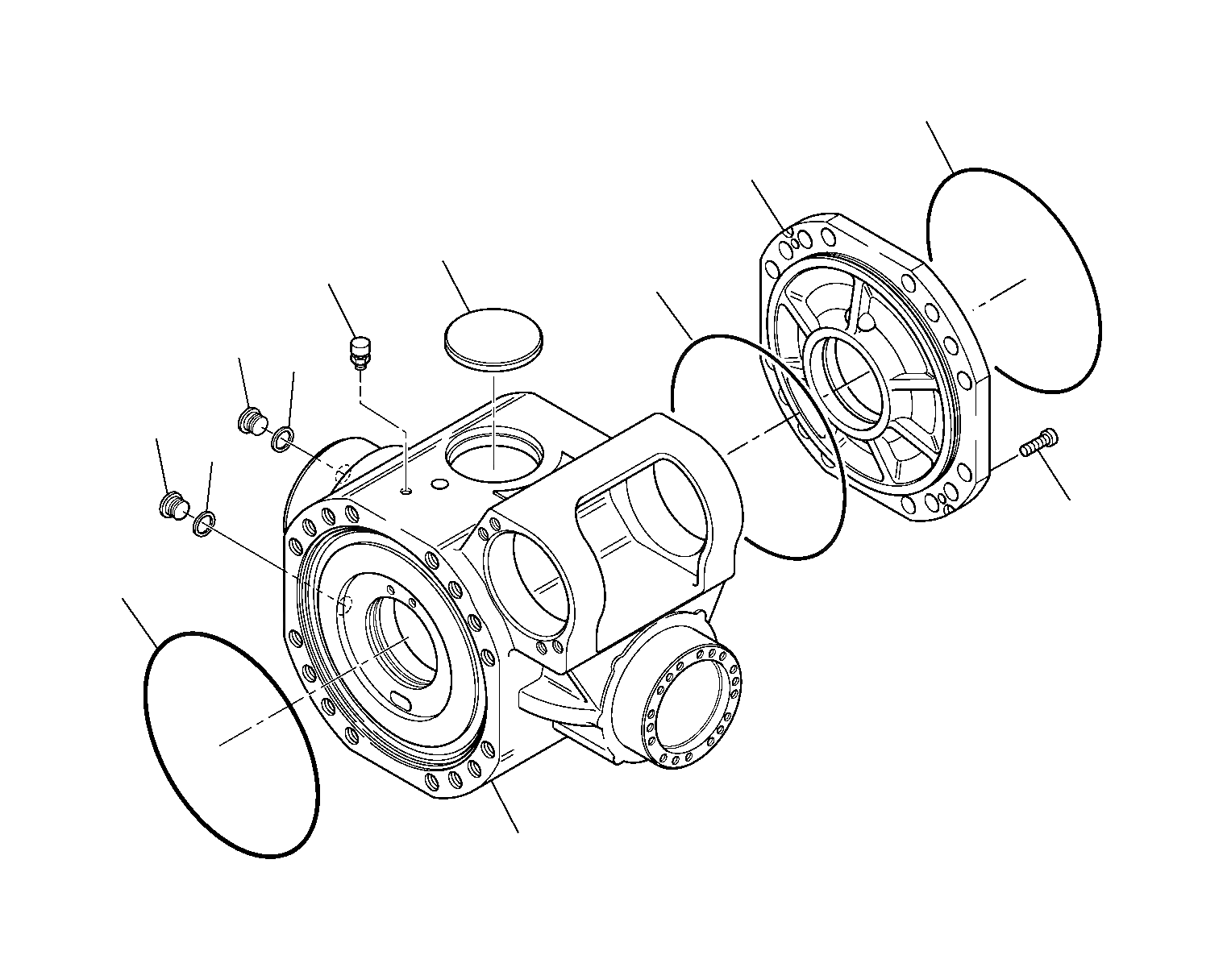 Корпус 226-23-11110 Komatsu