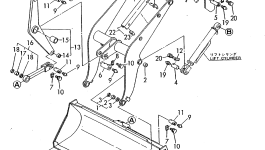 Коромысло в сборе, серое-25 YM172519-91240 Komatsu