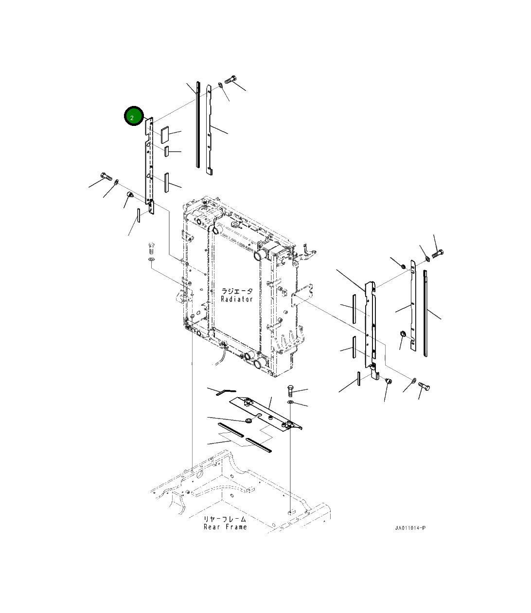 Кронштейн 419-54-51930 Komatsu