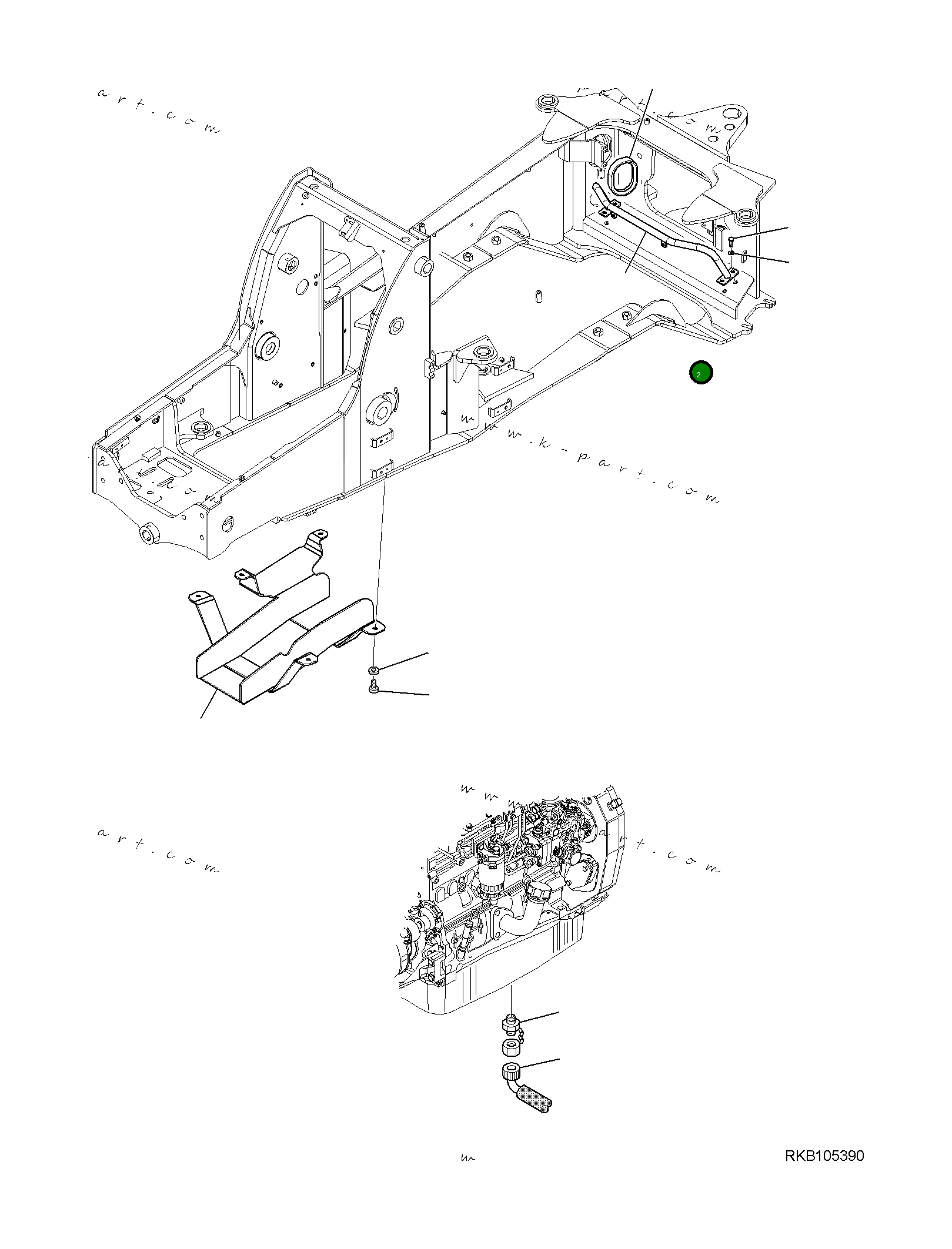 Кронштейн 42N-46-12340 Komatsu