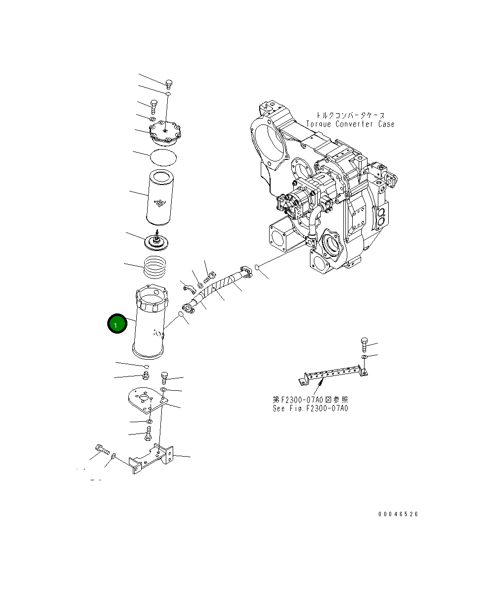 Корпус 17A-49-15531 Komatsu