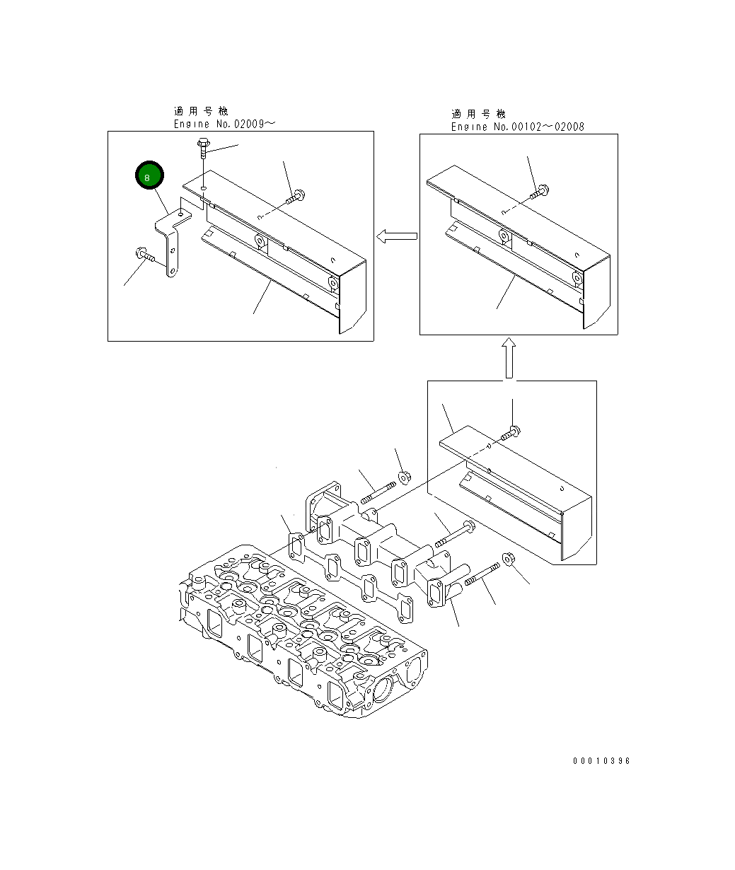 Кронштейн YM129642-13490 Komatsu