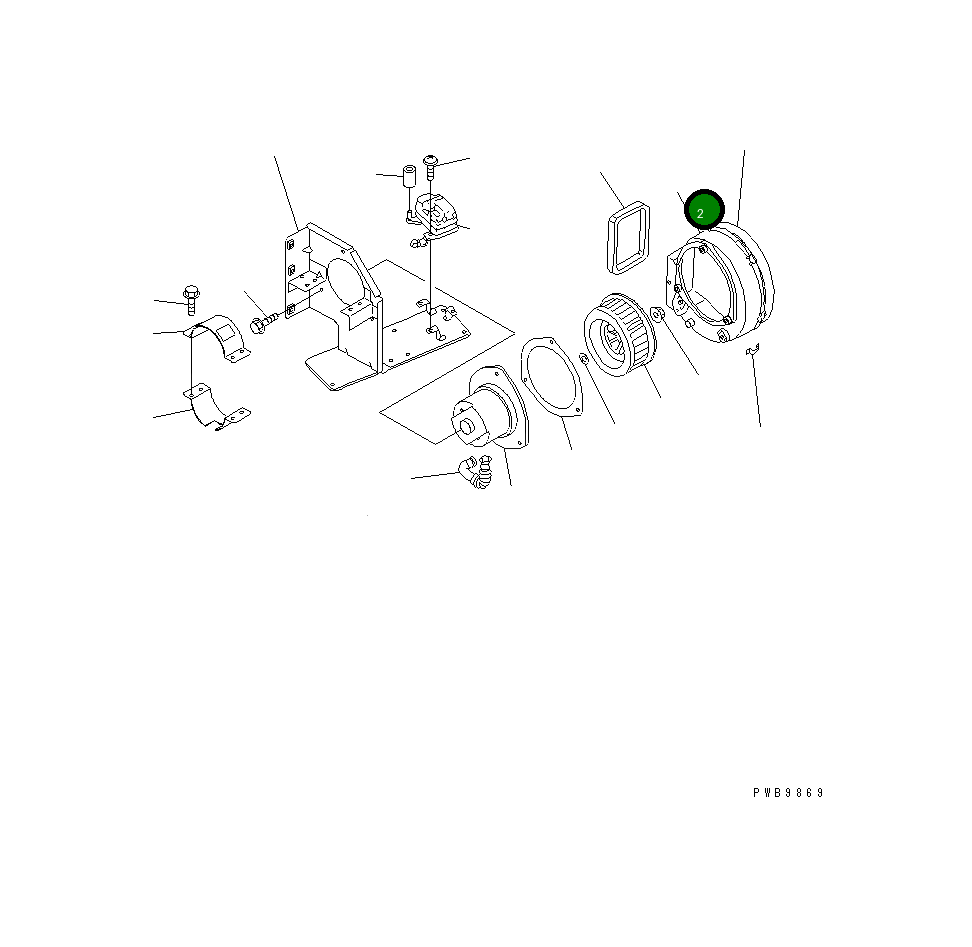Корпус ND514024-0121 Komatsu