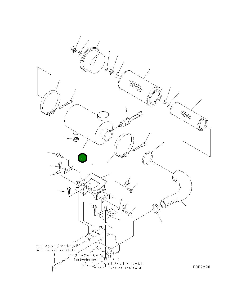 Корпус 6222-83-6410 Komatsu