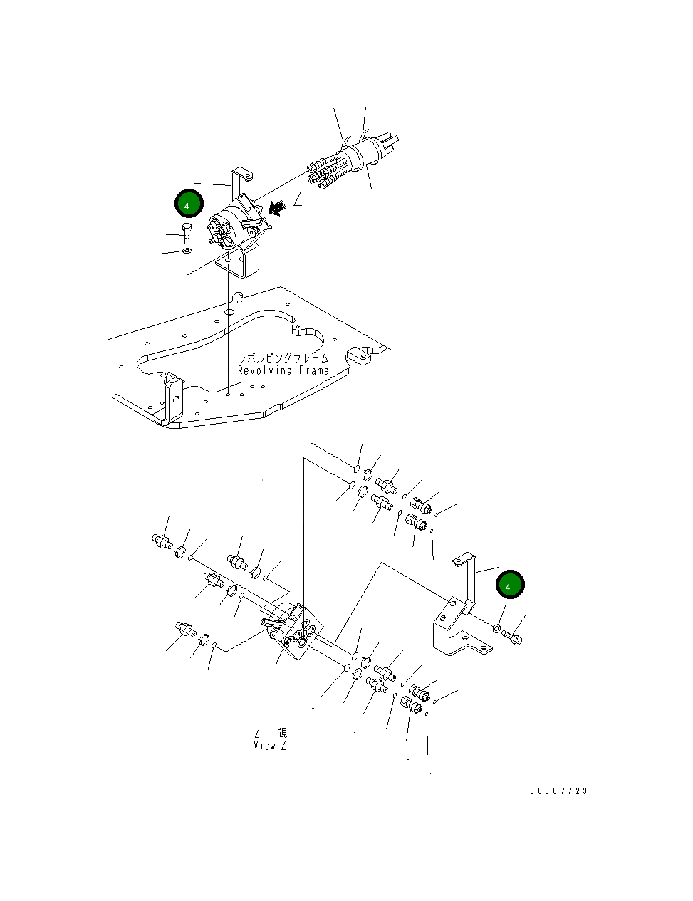 Кронштейн 22F-62-34530 Komatsu