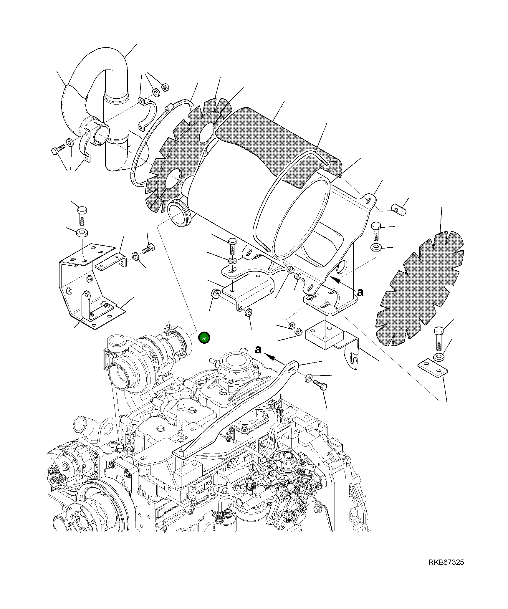 Кронштейн 42N-02-11282 Komatsu