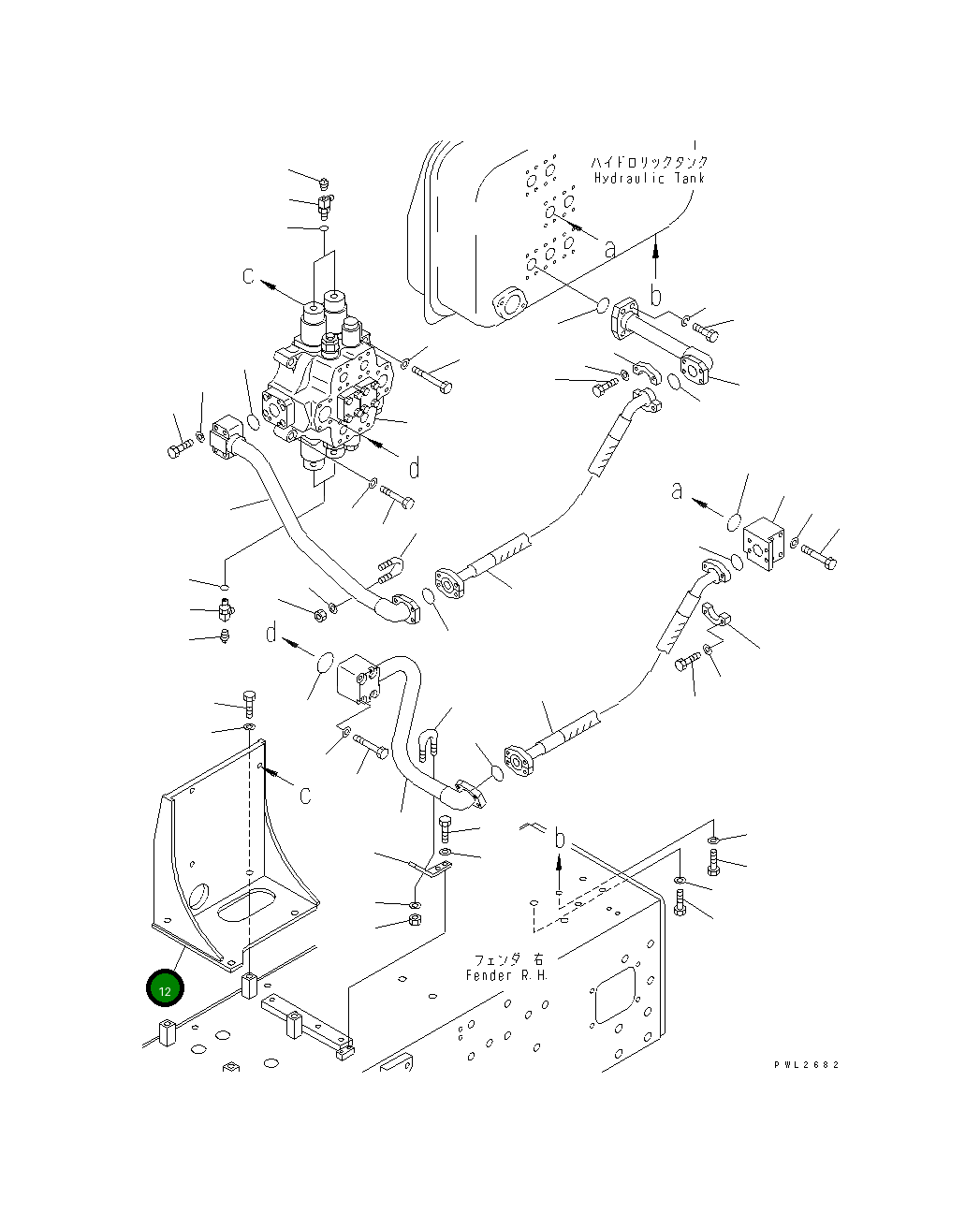 Кронштейн 175-78-73111 Komatsu