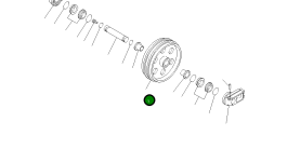 Направляющее колесо 20Y-30-28240 Komatsu