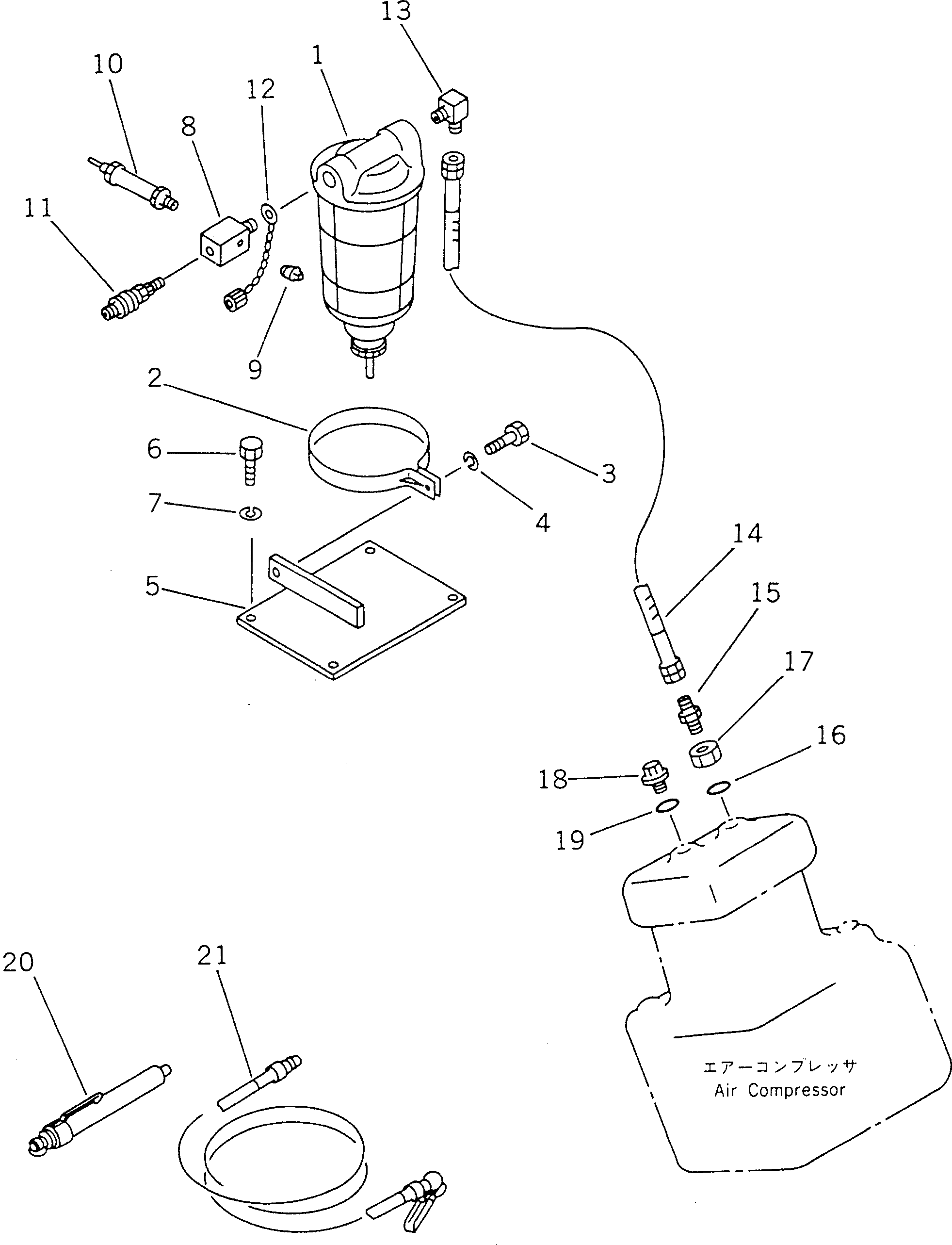 Пробка 07037-11416 Komatsu