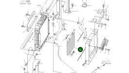 Масляный радиатор YM172423-74800 Komatsu