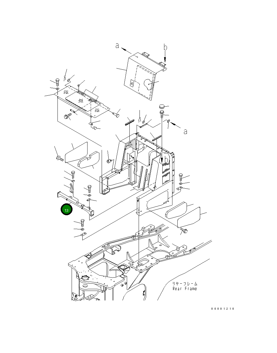 Кронштейн 426-S94-2221 Komatsu