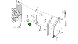 Кронштейн 22J-54-25361 Komatsu