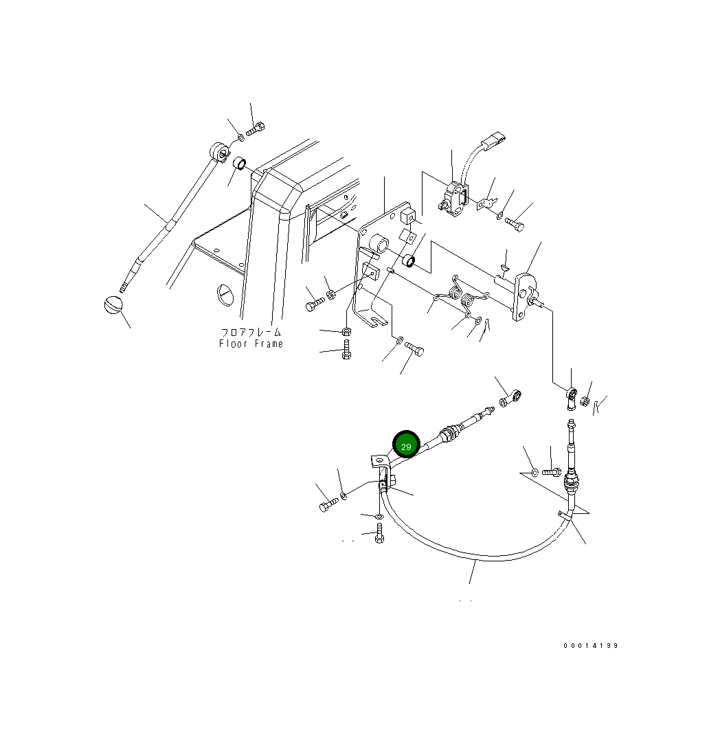 Кронштейн 17A-06-25351 Komatsu