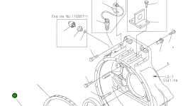 Маховик 6217-31-1310 Komatsu