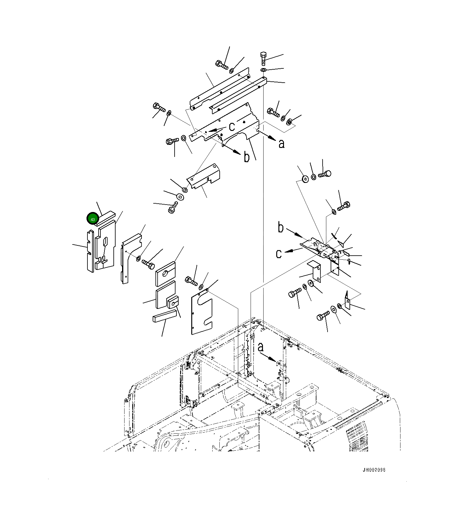 Лист 21K-54-73970 Komatsu