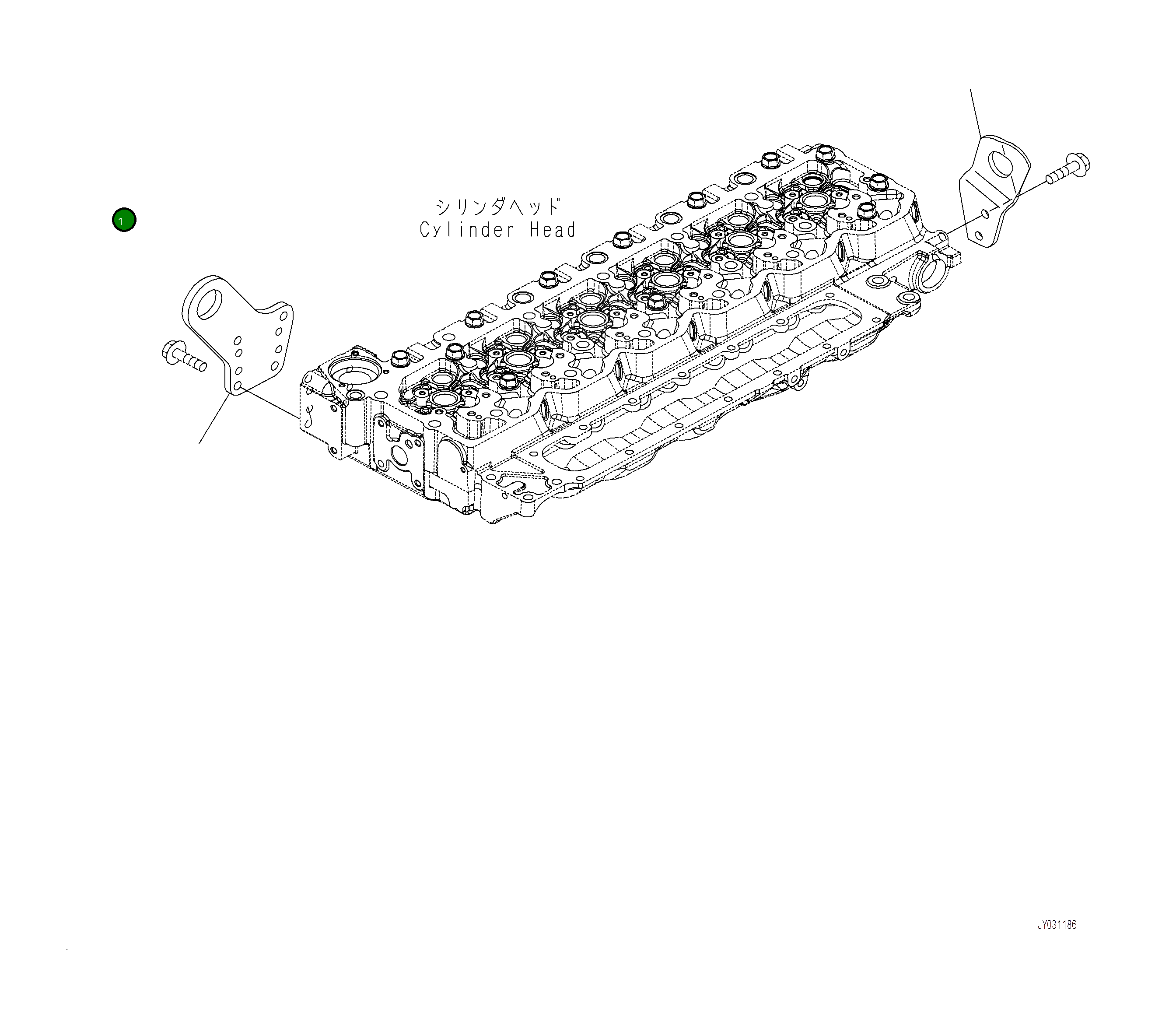 Кронштейн 6756-11-1920 Komatsu