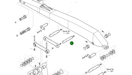 Палец 2123-2199A Komatsu