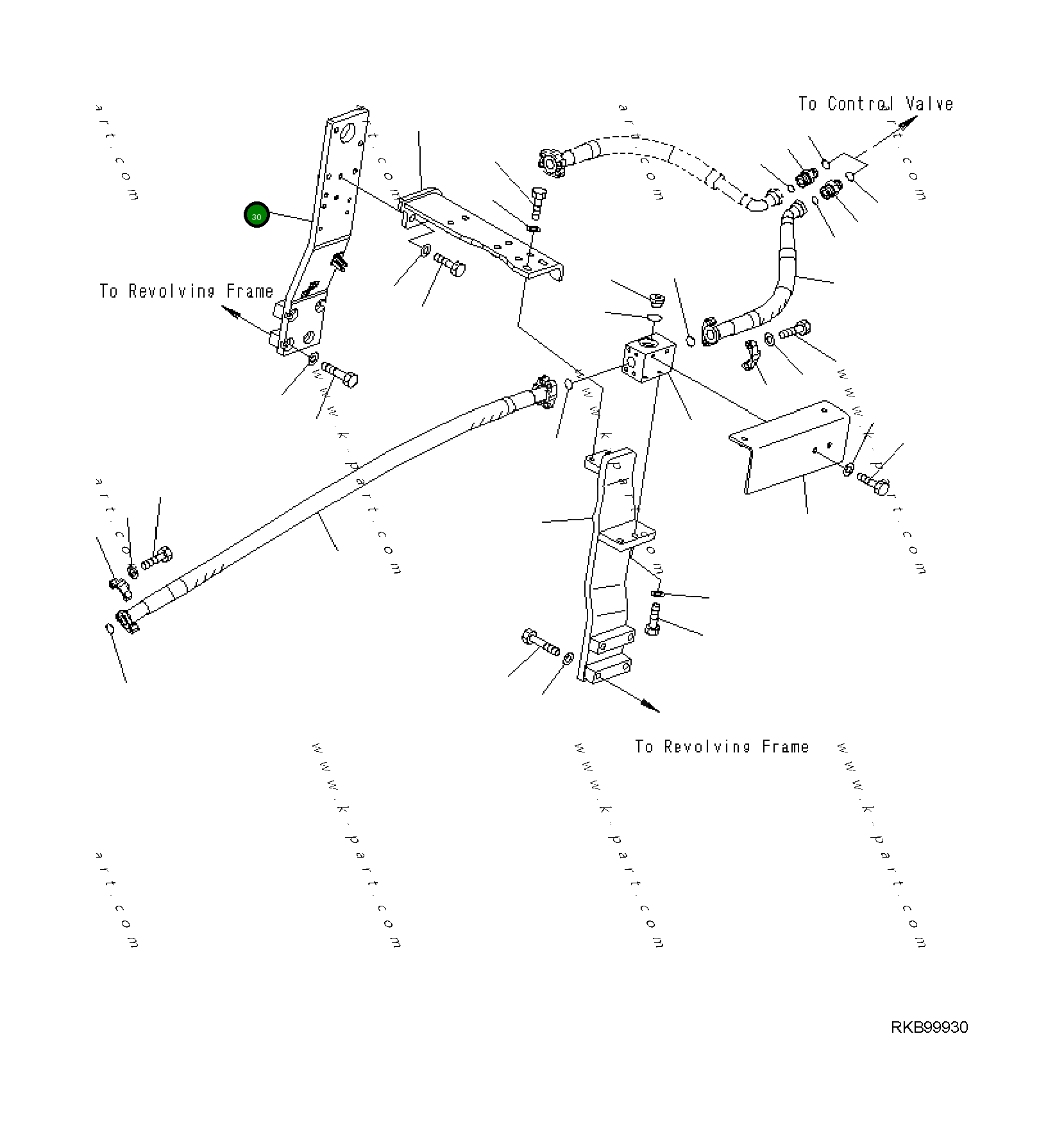 Кронштейн 21K-62-42570 Komatsu