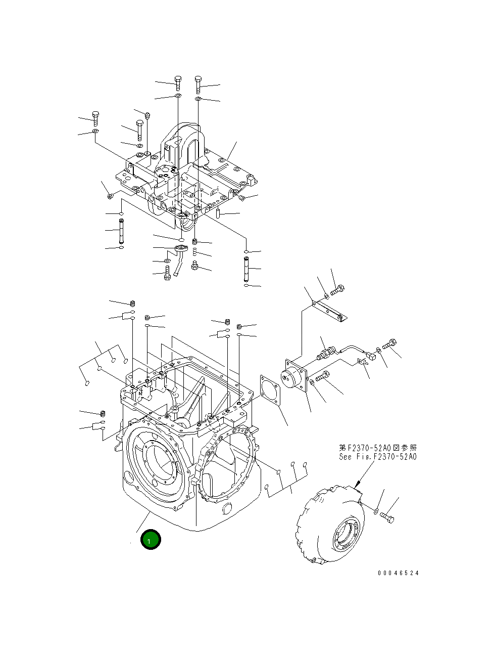 Корпус 154-22-25111 Komatsu