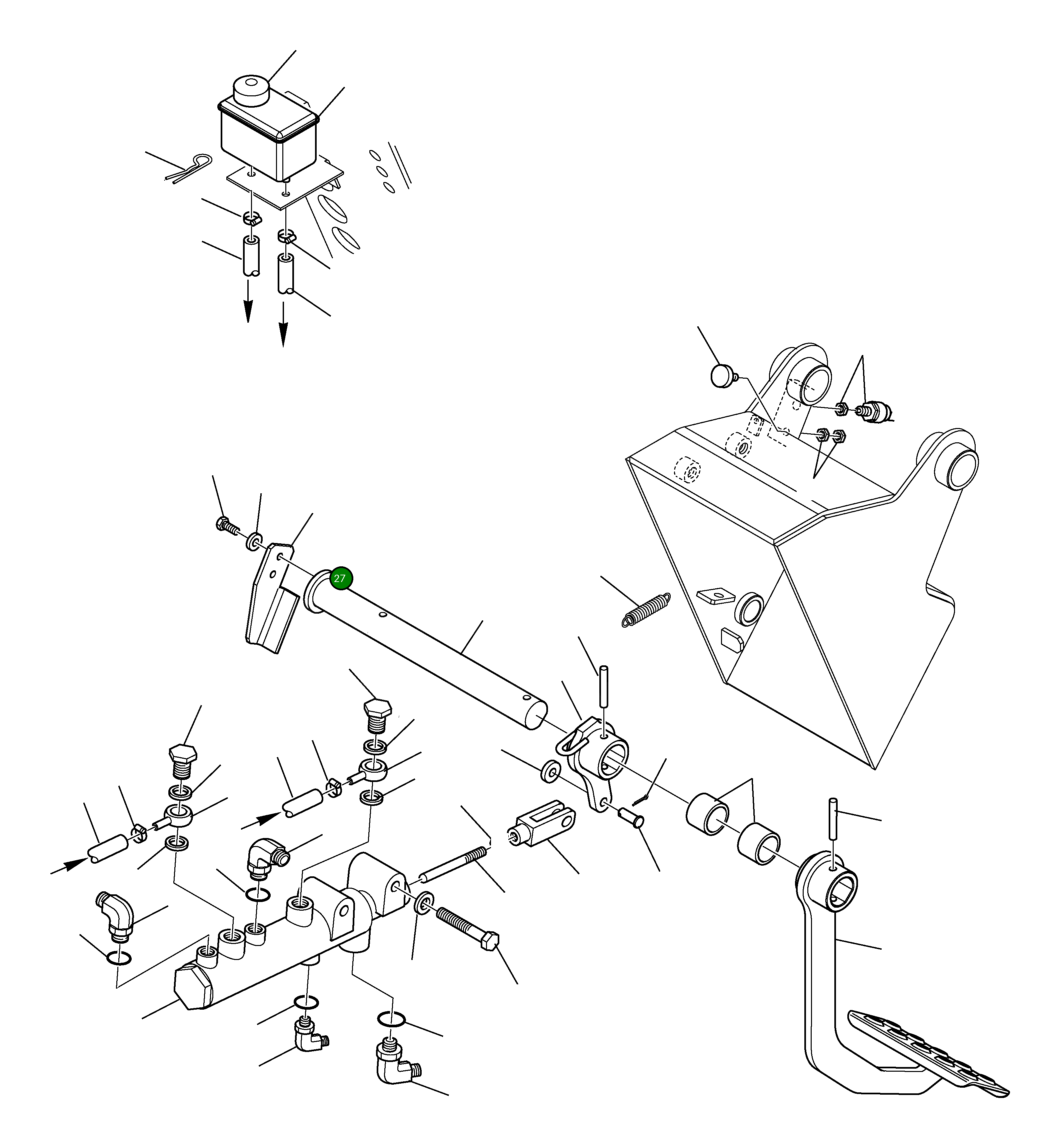 Кронштейн 395-56-11030 Komatsu