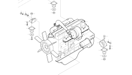 Кронштейн 2197-1527A Komatsu