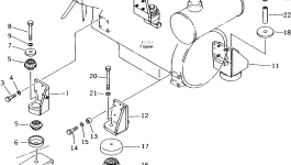 Кронштейн 206-01-58241 Komatsu