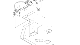 Кронштейн 42C-56-11180 Komatsu