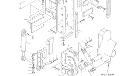 Кронштейн 26A-70-13110 Komatsu