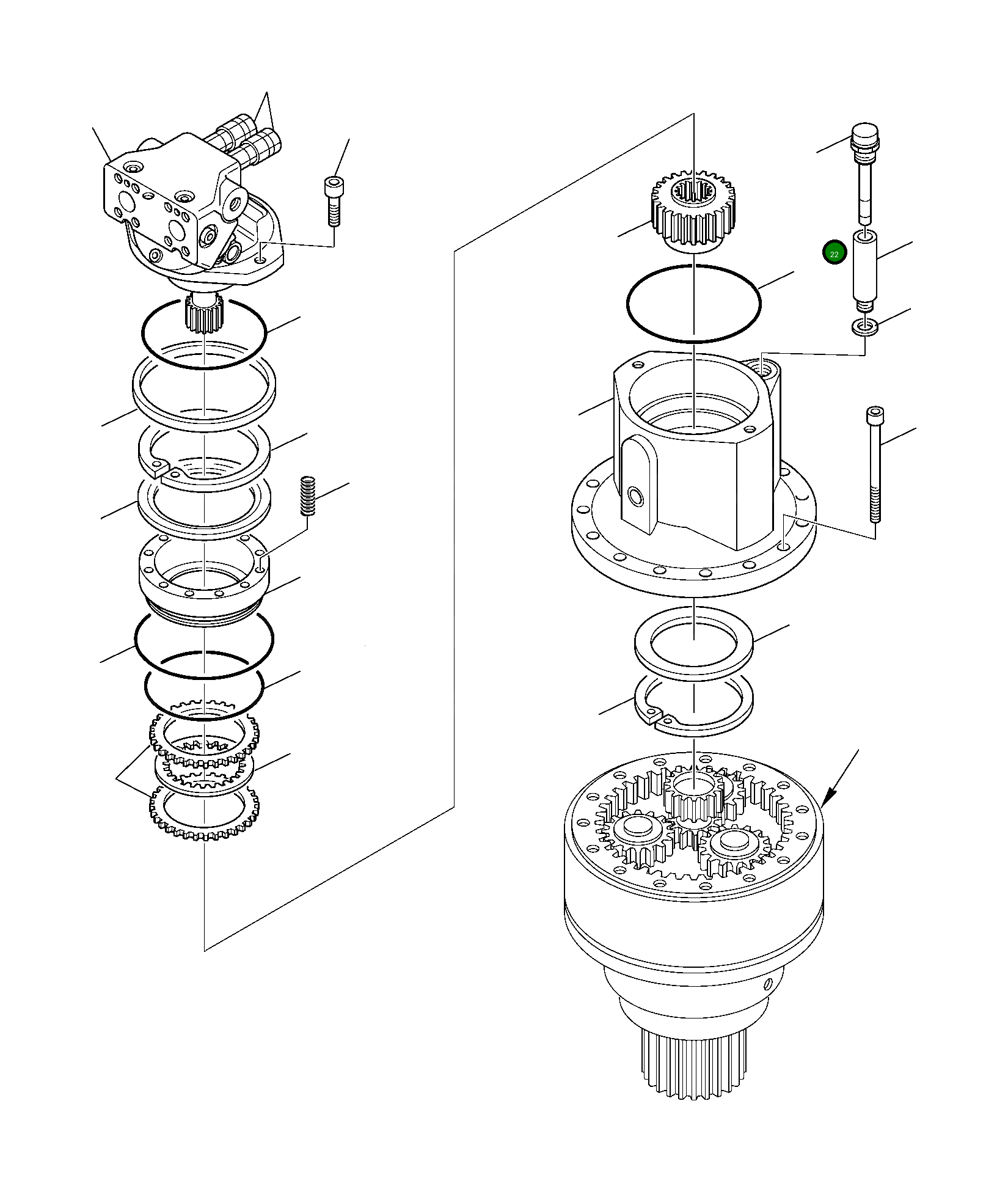Колпак 226-60-16440 Komatsu