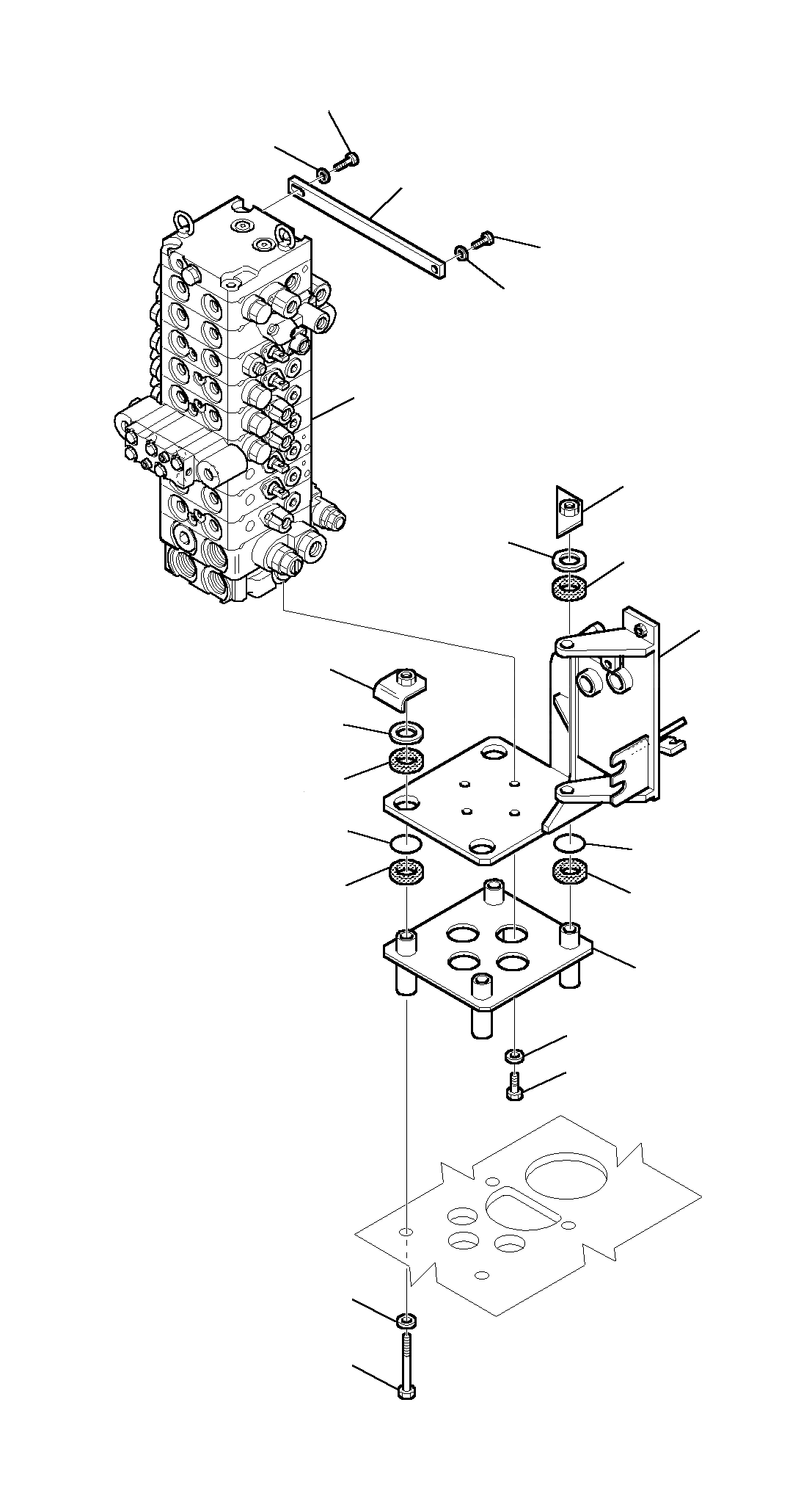 Опора 3F4565078 Komatsu
