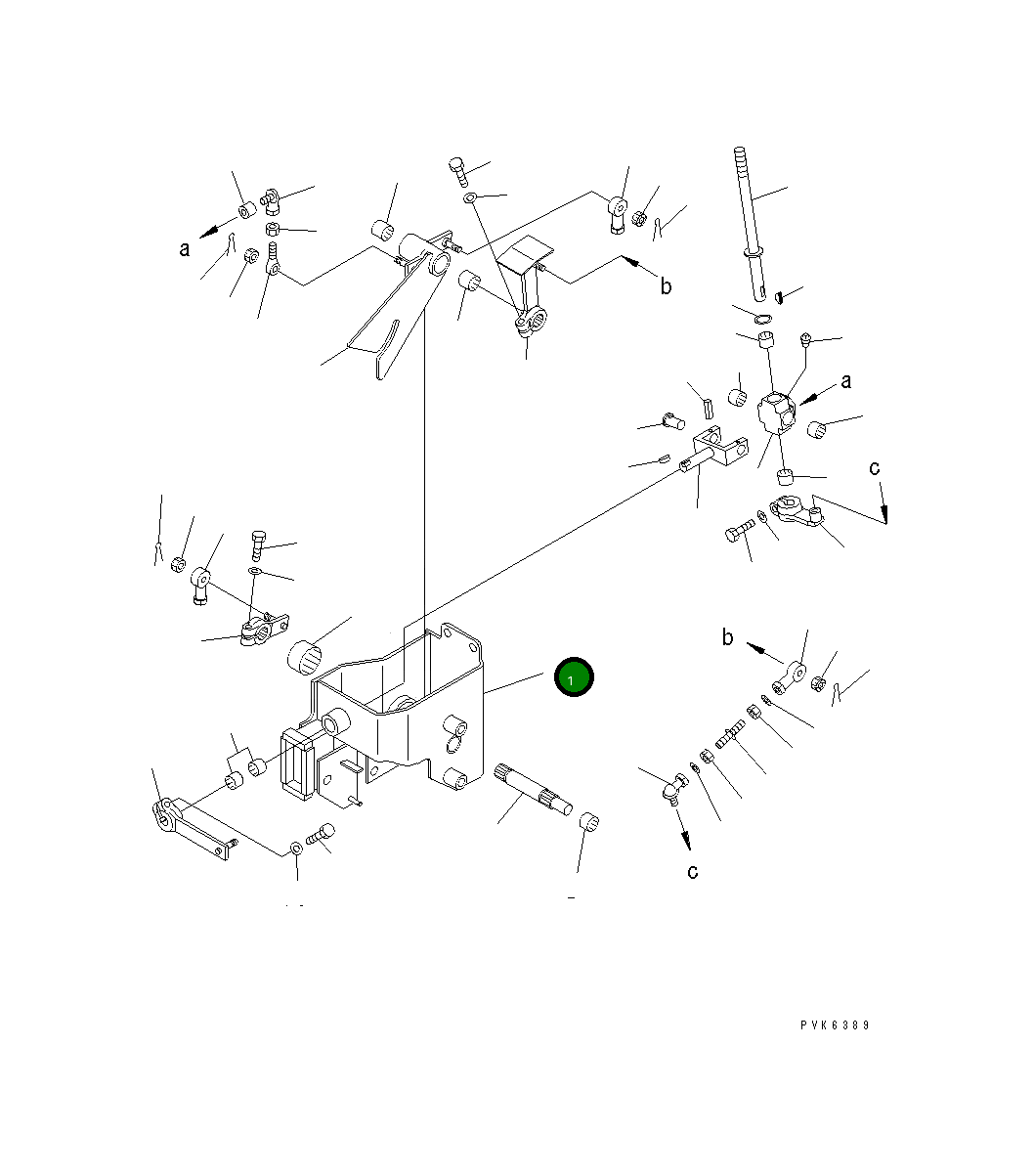 Кронштейн 114-43-51690 Komatsu