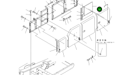 Лист 209-54-74641 Komatsu