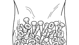 Мешок для крепежа 2938-07-1310 Komatsu